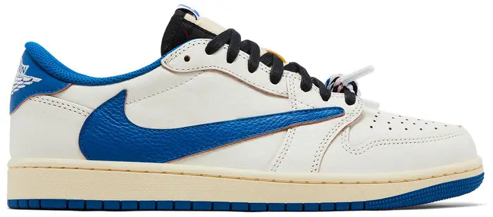 Fragment Design x Travis Scott x Air Jordan 1 Retro Low OG SP 'Sail Military Blue' 2025