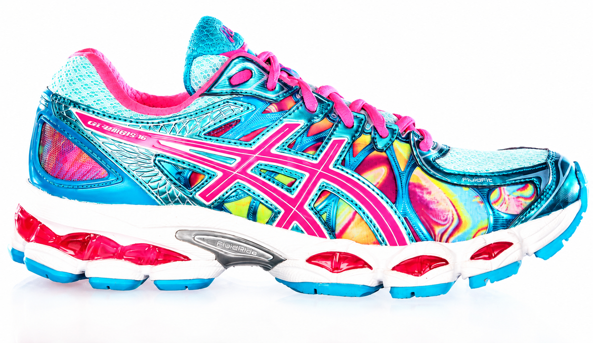 ASICS Gel Nimbus 16 Iridescent Pink Capri Blue